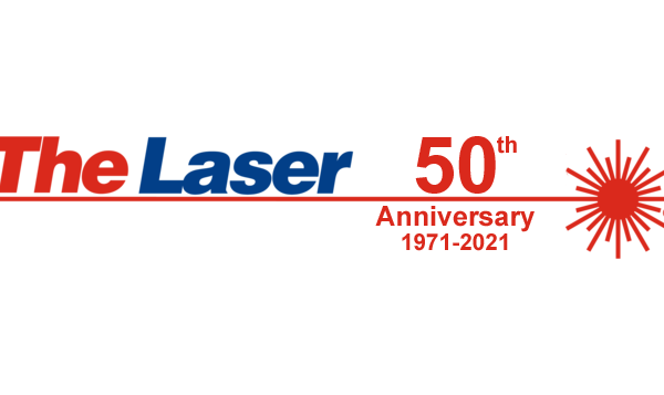 The Laser 50th Anniversary Logo